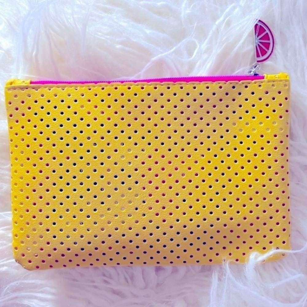 Ipsy “Show Your Colors” Yellow Glam Cosmetic Bag